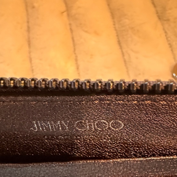Jimmy Choo Star-Studded Metallic Wallet - Picture 9 of 12